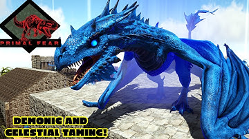Taming The Celestial Fire Wyvern! Ark Primal Fear Part 16