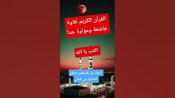 القرآن الكريم تلاوة خاشعة ومؤثرة #القران #اكسبلور #المصحف #لايك #ترند #تيك_توك #duet #دويتو .
