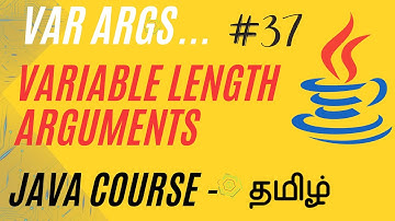 Java Varargs - Variable Length Arguments | Java Course in Tamil | Ganesh Teaching Studio
