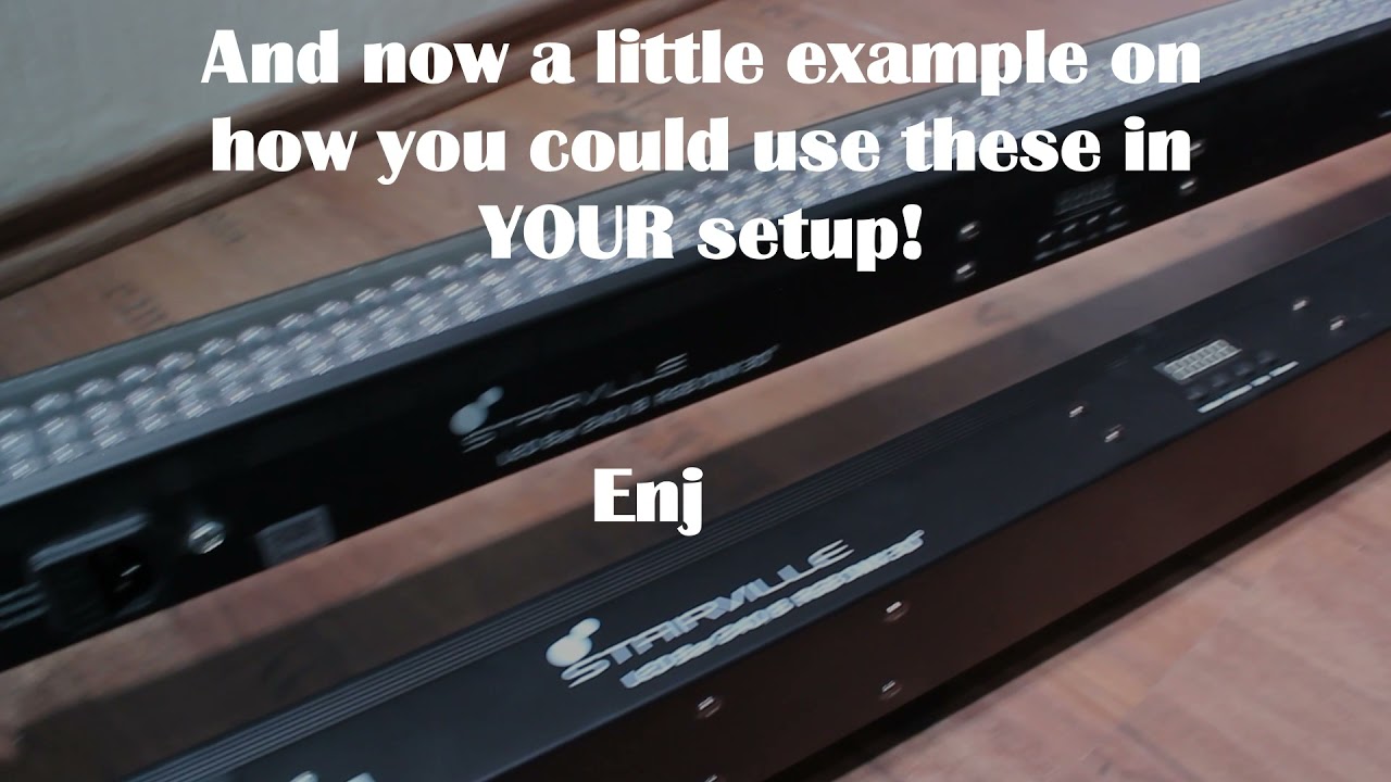 Stairville LED Bar 240 / 8 RGB DMX test