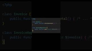 S : Single Responsibility Principle (SRP) #solid #srp #coding #tips #codingtips #development #php