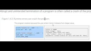 PYTHON--Types of Errors and Troubleshooting