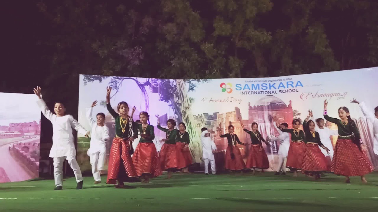 Gallu Gallenutha Gejje dance by Samskara International School - YouTube
