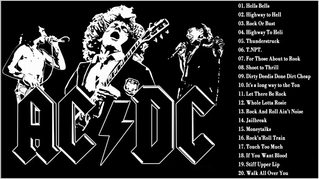 AC/DC Greatest Hits Full Album - AC/DC Best Rock Songs - YouTube