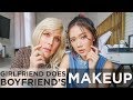 Girlfriend Does Boyfriend's Makeup (2018) | Camille Co