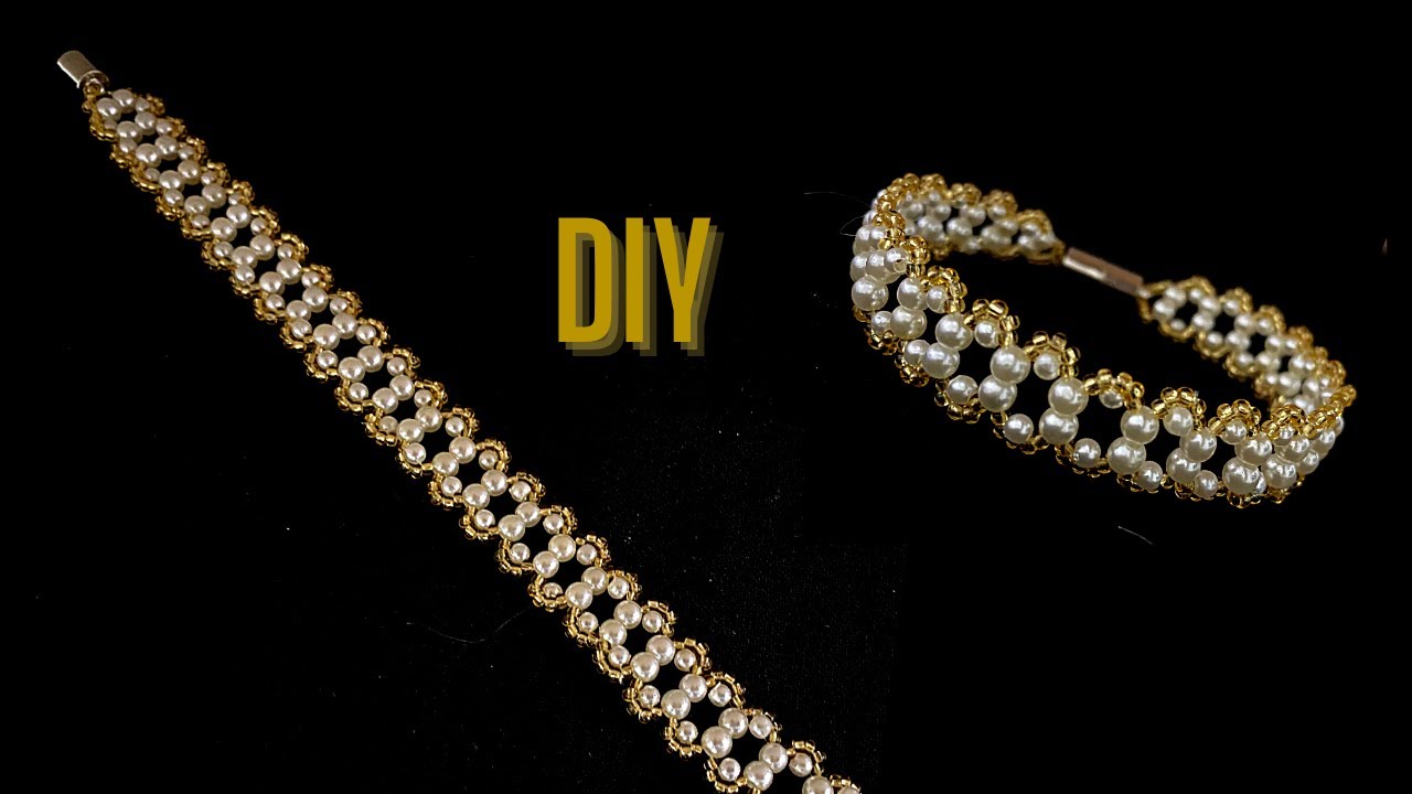 elegant design for bracelet making. beading tutorial. DIY beaded ...