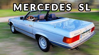 El Mercedes SL 380 (R107) es una obra de arte.