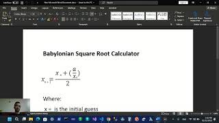 CS50 Final Project :Babylonian Square Root Calculator