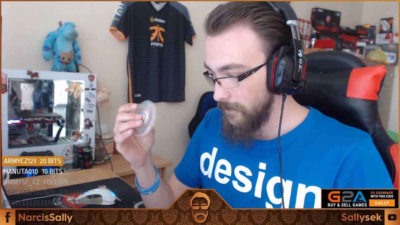 Homemade vs. 5$ Finger spinner [ Cz/Sk Stream Talk ]