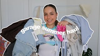 summer trends try-on haul w/ garage clothing! *ft PayBright*