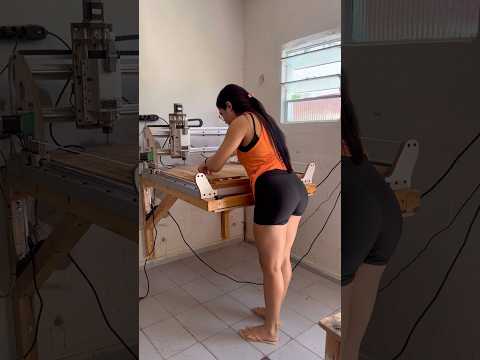 Ela fez uma