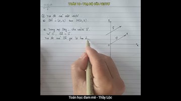[T10-TỌA ĐỘ TRONG MP- SHORT]👍TỌA ĐỘ CỦA VECTƠ [04]    #shorts