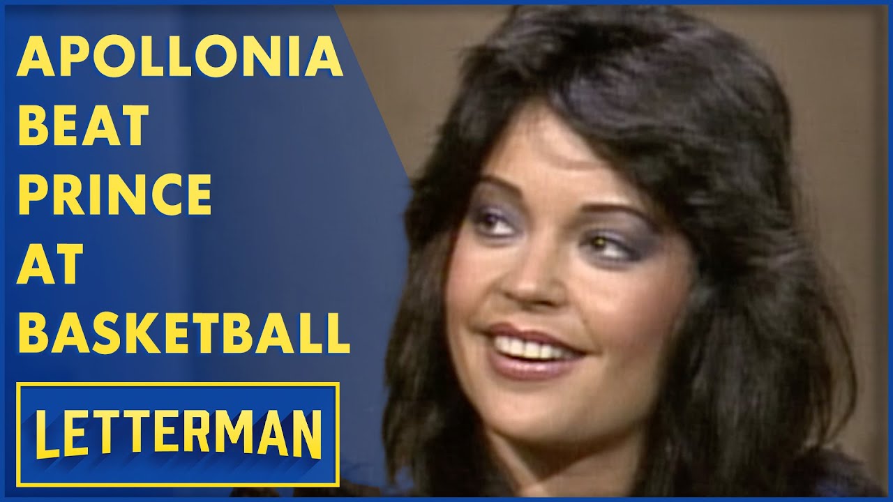 Apollonia Beat Prince One-On-One In Basketball | Letterman