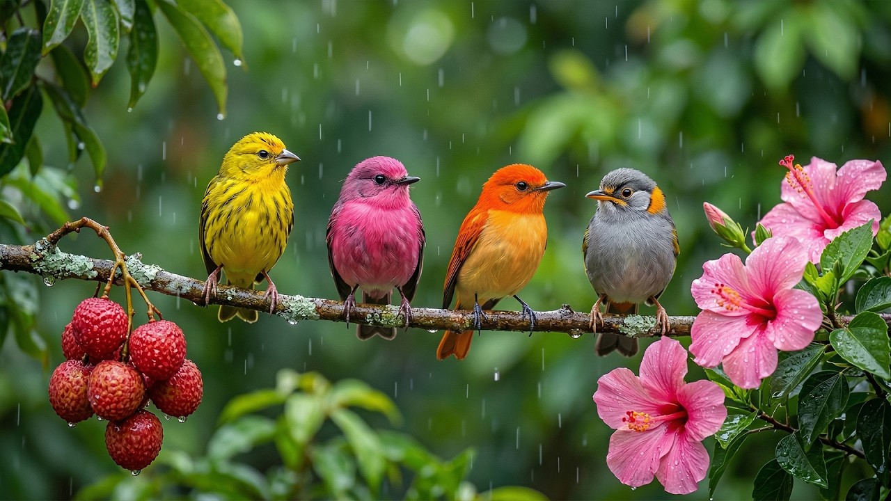 Rain of Peace 🍃🌧️ Birdsong for Mindful Healing