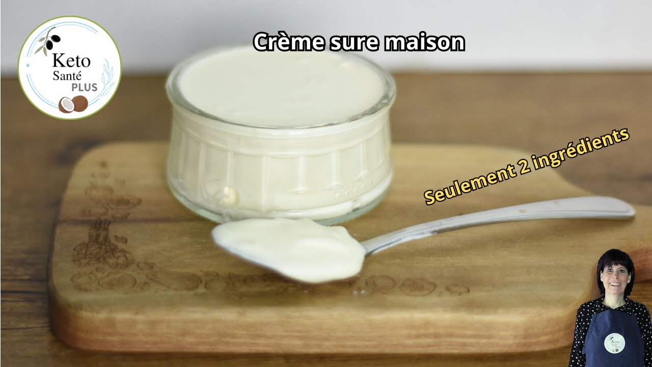 Comment faire de la CRÈME SURE maison / 2 ingrédients - YouTube