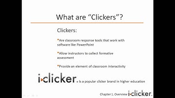 iclicker Overview - Chapter 1