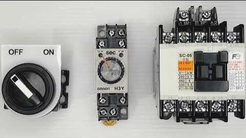 การต่อใช้งาน Timer Omron H3Y-2 (220VAC)