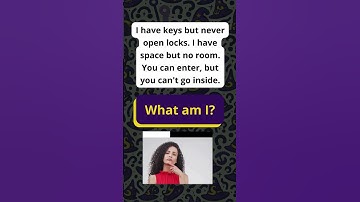 I have keys but never open locks, What am I? #riddle_wizzard #riddles #quiz #keys #locks