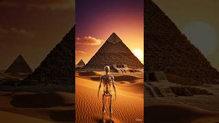 Surreal Desert Visions: Ancient Future * POV: You found the Glass Skeleton of Giza #shorts