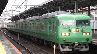 JR西日本 117系300番台 S4編成 湖西線 京都行き 大津京駅 20211121