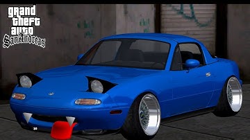SHARE MOD MAZDA MIATA MX5 CUSTOM,STANCE DFF ONLY GTA SA ANDROID SUPPORT SAMP 