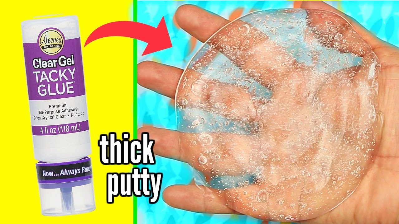 HOW TO MAKE EXTRA THICK CLEAR SLIME! THICK THINKING PUTTY! DIY