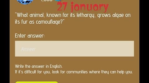 Zoo riddle of day 27 january || riddle of day all code