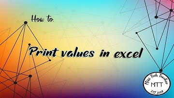 IGCSE ICT (0417) Printing values in a spreadsheet (excel)