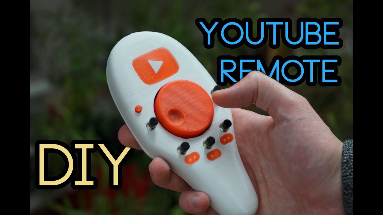 Youtube remote control | DIY | arduino | 3D printing -