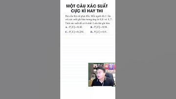 Một Câu xác suất cực hay thi - Toán 11  #shorts