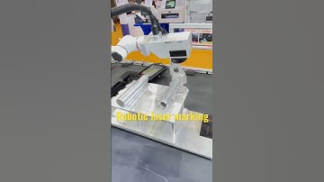 Robotic laser marking machine