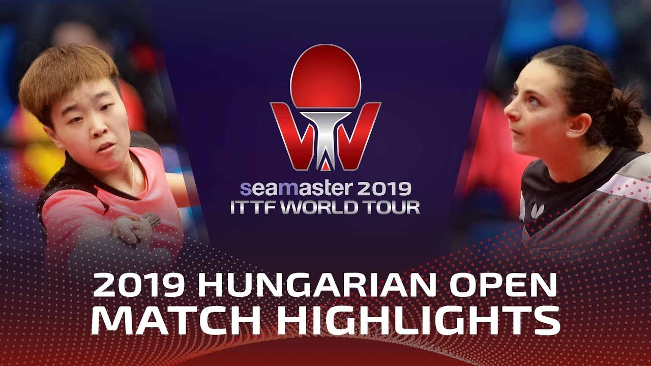 kait diaz Zhang Rui vs Dina Meshref | 2019 ITTF World Tour Hungarian Open Highlights (Pre)