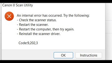 Fix Canon IJ Scan Utility Error An Internal Error Has Occurred On Windows 10/11