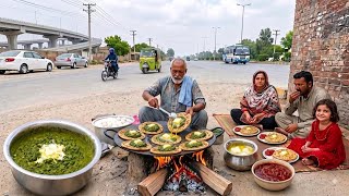 Pure Desi Nashta on HIGHWAY Pakistani Street Food Breakfast Compilation