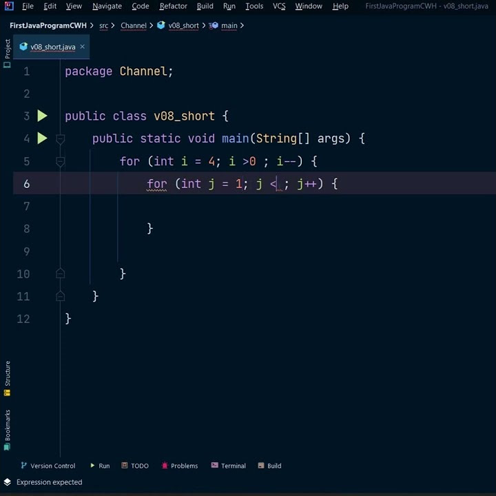Program to print reverse number pattern in java | #java - YouTube