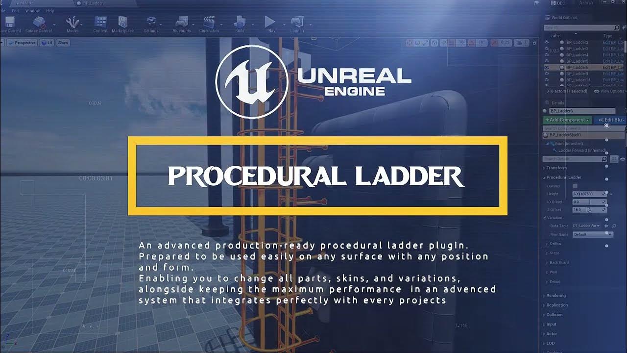 Unreal Engine 5 Procedural Ladder System YouTube