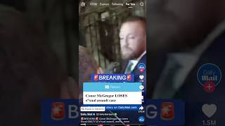 Conor mcgregor  apologizing after being found guilty of sexual assault