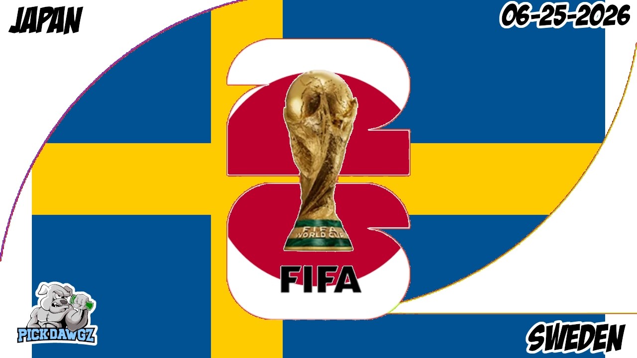 Japan vs. Sweden World Cup 2026 Free Picks 6/25/26 PickDawgz On