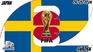ぬ*様 FIFA World Cup 2026 Japan vs Sweden Japan vs. Sweden World Cup 2026 Free Picks 6/25/26 PickDawgz On