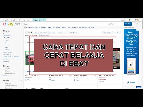 Cara belanja atau membeli barang di ebay.com sebenarnya tidak terlalu sulit. Hanya saja kadang terja. 