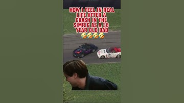 iRacing is so realistic my back hurts after a crash! 🤣🤣🏁🏎