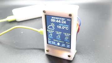 TFT 天氣站（ESP8266版本）