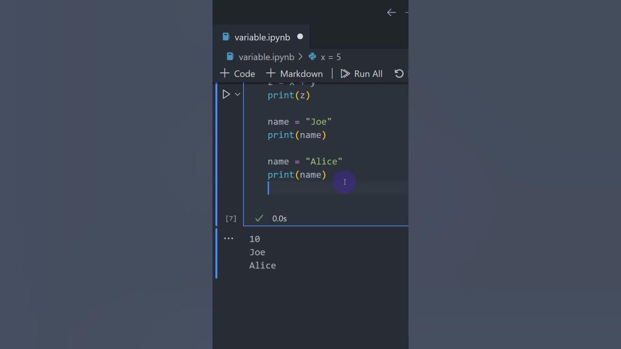Python Constant & Variable! - YouTube