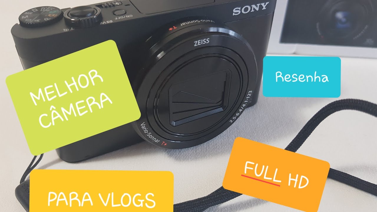 Sony Cyber-shot DSC WX500 em Português - excelente camera para