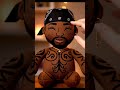 ASMR Plush Tupac Toy - Relaxing Fabric Taps &amp; Soft Sounds#tupac #toys