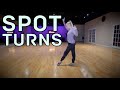 How To Dance Spot Turns | International Latin Tutorial