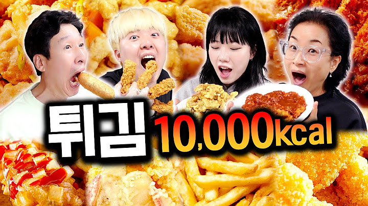 하루 동안 튀김으로만 10,000칼로리 먹기!! 끝까지 맛있게 먹을 수 있을까??