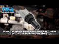 How to Replace Four Wheel Drive Actuator 2007-2013 Chevrolet Silverado
