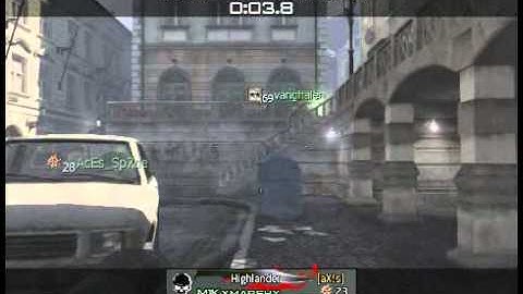 last kill with throwing knife on infected (far away) (MW3)