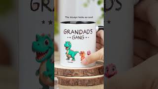 Grandad's Gang Dinosaur Mug - Personalised Father's Day Gift